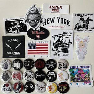 Brandy Melville Pins + Stickers